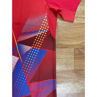 Áo cầu lông Lining 387 Đỏ (Nam,nữ)