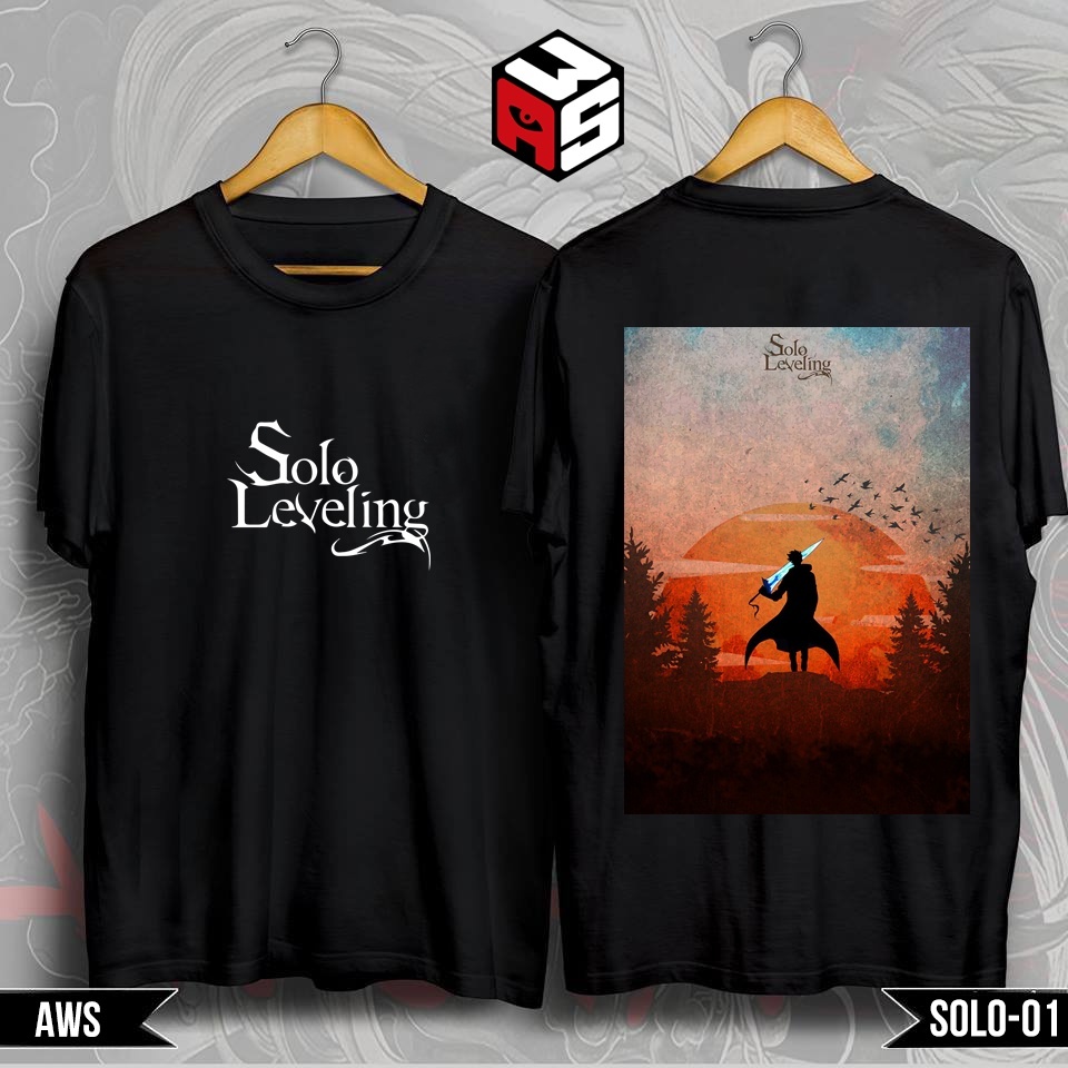 Áo thun Solo leveling, áo phông in hình anime solo leveling mẫu mới nam nữ đủ size