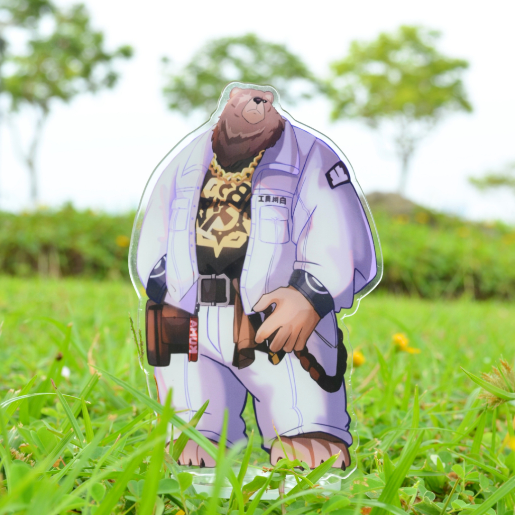Mô Hình Standee Furry BEN BIGGER - Zenless Zone Zero nhựa mica 14cm 4