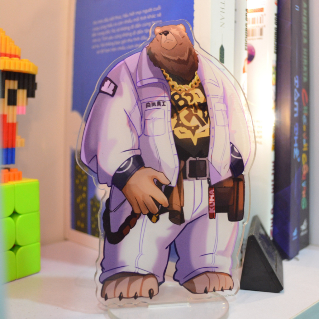 Mô Hình Standee Furry BEN BIGGER - Zenless Zone Zero nhựa mica 14cm 5