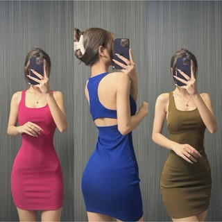 D603 - Đầm Body Ngắn Hở Lưng Cách Điệu - Ngọc Lucie