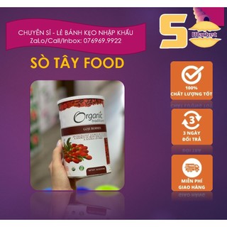 Hạt kỷ tử khô organic traditions nhập khẩu mỹ 454g