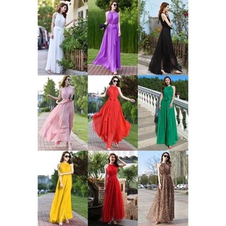 ĐẦM MAXI CỔ YẾM