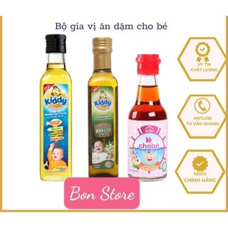 Dầu cá hồikiddy/ dầu oliu kiddy/ nước mắm lê gia 200ml