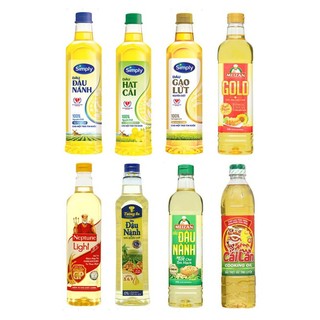 Dầu ăn Các loại chai 1L