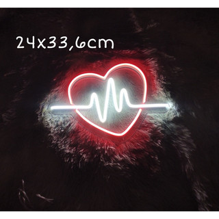 Đèn Led Neon trang trí hình trái tim 12V