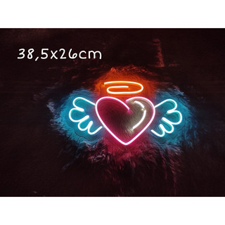 Đèn Led Neon trang trí hình trái tim 12V