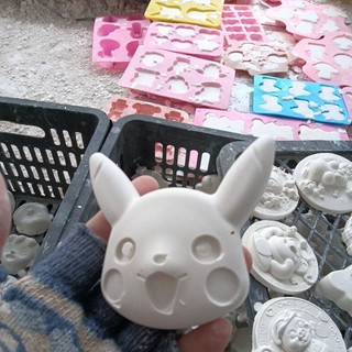 Tượng thạch cao mini 2d