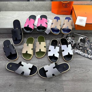 Dép Hm nam hàng cao cấp Fullbox xịn sò - Dép Quai Ngang HM Da Đế cao su vân gỗ - Hàng Hot Trend 2024 ( Nhiều Màu )