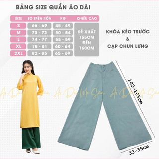 Quần áo dài vải lụa tây thi nhiều màu