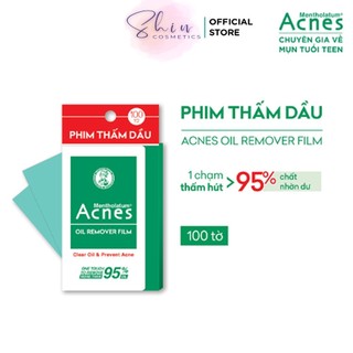Phim Thấm Hút Dầu Sạch Nhờn Giảm Mụn Acnes Oil Remover Film  50 Tờ/100 Tờ