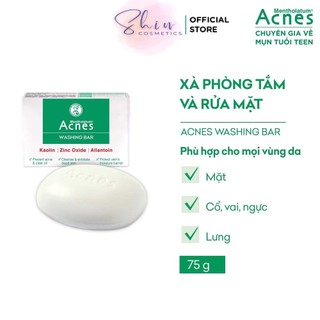 Xà phòng ngăn ngừa mụn Acnes Washing Bar 75g