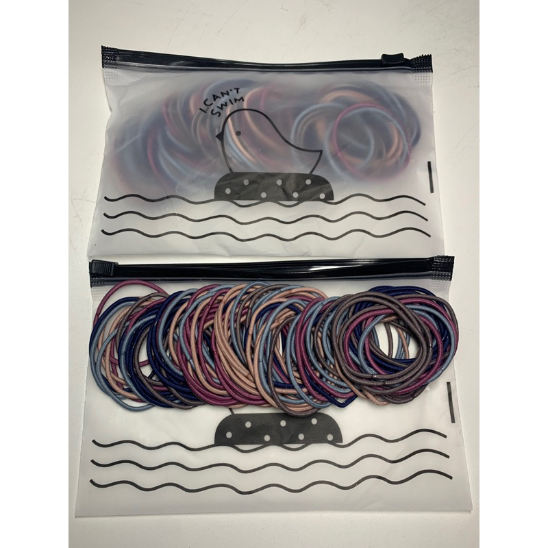 Chun buộc tóc Set 100 chiếc