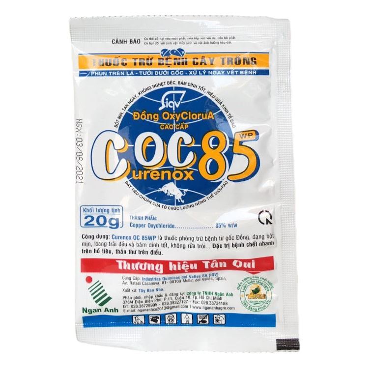 COC85 WP Gốc đồng trừ nấm vi khuẩn COC 85WP (Gói 20Gr) cho cây trồng
