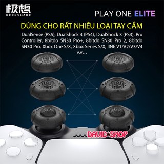 Núm bọc analog Player One ELITE công thái học cho DualSense, DualShock, Pro Controller, Xbox One/Series