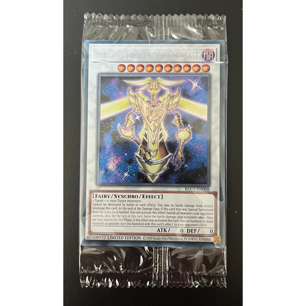 YMS - [Thẻ bài Yugioh] - [TCG-UK] - BLC1-EN008 - Timelord Progenitor Vorpgate - Secret Rare 1st Edit