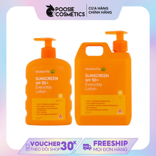 Kem Chống Nắng Woolworths Everyday Sunscreen SPF 50+ 1L