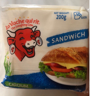 Phô mai lát Con Bò Cười Sandwich 200g (10 lát)