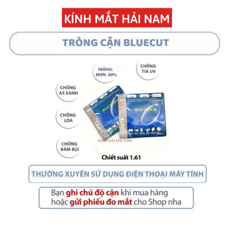 Tròng kính cận loạn viễn chống Uv, ánh sáng xanh HAINAM EYEWEAR (Inb hoặc note độ cận cho shop)