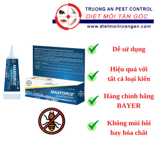 Gel diệt kiến maxforce quantum 0.03%, hiệu quả diệt tất cả loại kiến, sản phẩm bayer, tuýp 12g