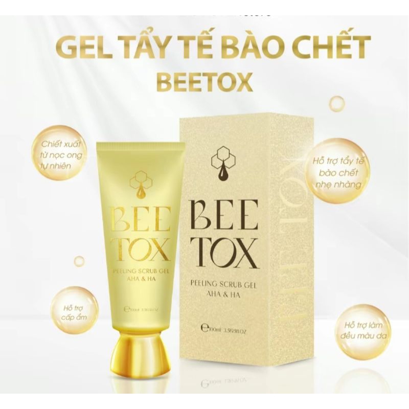 Gel Tẩy Tế Bào Chết Da Mặt Dịu Nhẹ - Bee Tox Feeling Scrub Gel 100ML