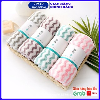 Khăn mặt lông cừu hàn quốc siêu mềm mịn 50x30cm