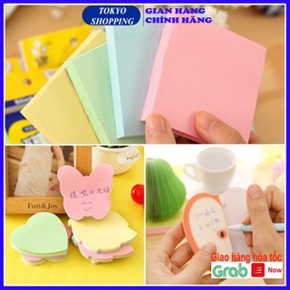 Tập 100 tờ giấy note ghi chú dày mịn Sticky Note 4 màu 76x76mm