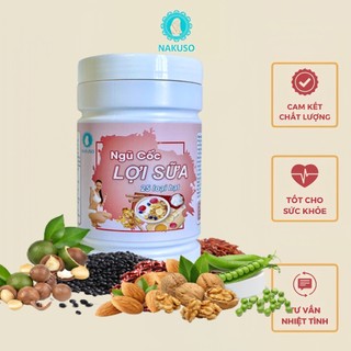 Ngũ Cốc Lợi Sữa Hiệu Quả Cho Mẹ Sau Sinh - Sữa Hạt Cao Cấp 25 Loại Hạt NAKUSO (500Gr)