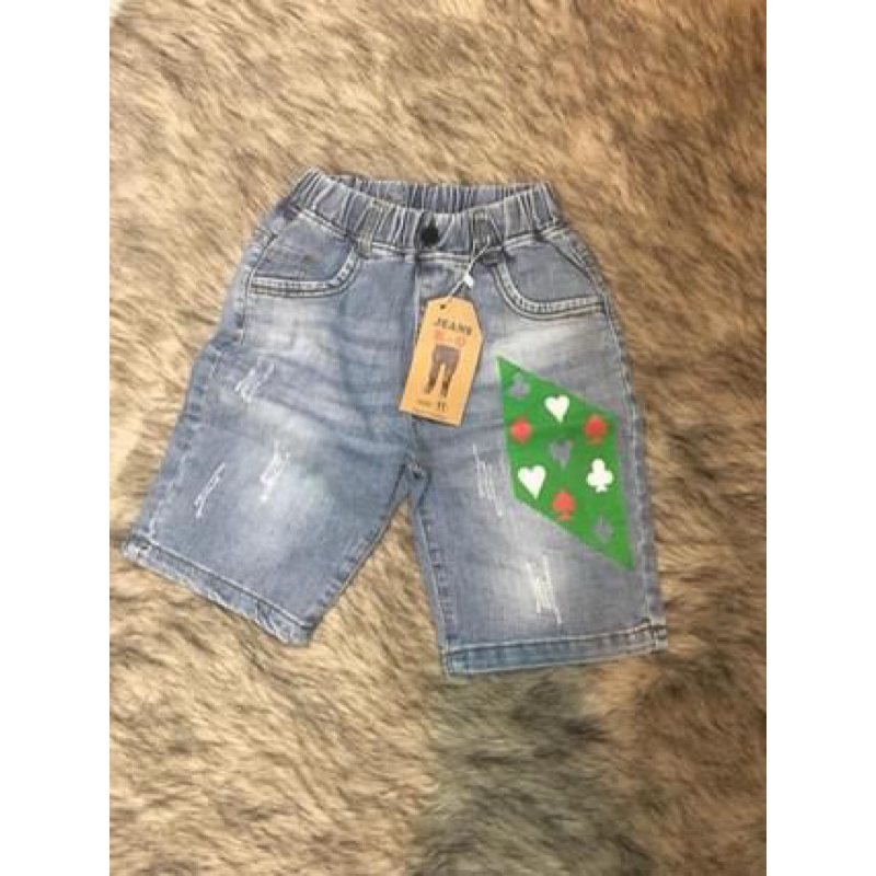 Quần jeans lửng bé trai
