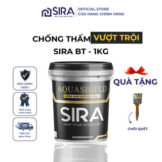 Sơn Chống Thấm Bể Cá Sira BT - Chống thấm Vượt Trội Hồ Cá, Bể Nước, Sàn Vệ Sinh, Trần Nhà, Chống Thấm Âm Hiệu Qủa