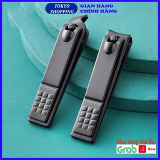 Bấm móng tay, cắt móng tay bằng thép không gỉ màu đen