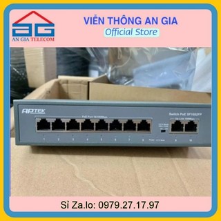 Thiết bị mạng switch poe aptek sf1082fp 8p poe+ 2uplink 100mb | switch poe aptek 8 cổng sf1082fp