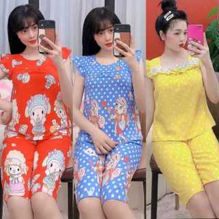 Đồ bộ tay cánh tiên quần lững - 53kg trở xuống - ẢNH THẬT