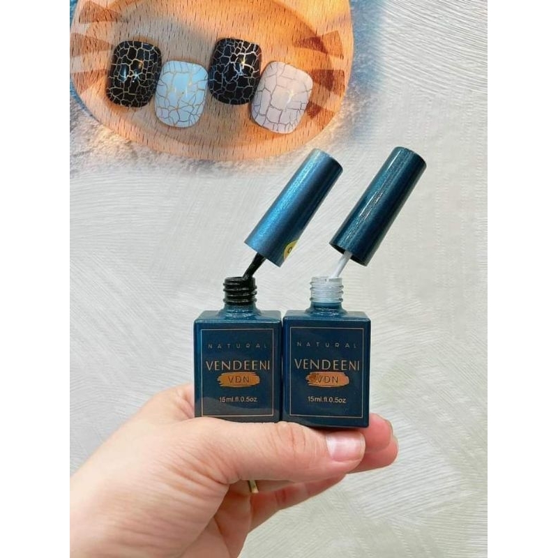 sơn gel nứt venndeni, sơn nứt trắng đen
