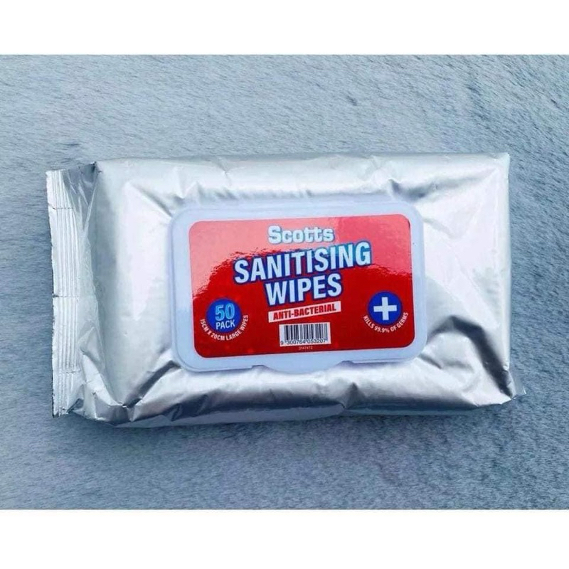 KHĂN GIẤY ƯỚT CỒN HỮU CƠ SÁT KHUẨN SCOTTS ( 50 tờ )