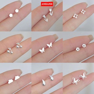  Bông tai mini bạc 925 siêu cute nhiều mẫu