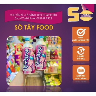 Nước soda có ga Sangaria chai nhôm 500g nhiều vị