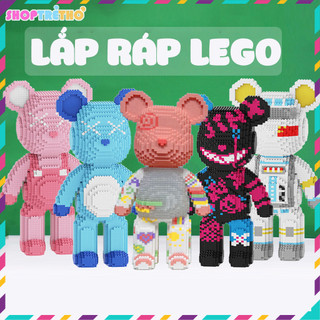 Đồ chơi lắp ráp mô hình gấu bearbrick 35/45/55cm giúp phát triển trí tuệ cho bé