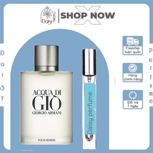 Nước Hoa Nam Giò Trắng 5ml/10ml