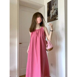Váy babydoll dáng dài cho kì du lịch hè 2024