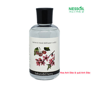 Tinh dầu Refill , hương Trái Cherry, dùng cắm que khuếch tán, rót vào bộ cắm đã cạn tinh dầu