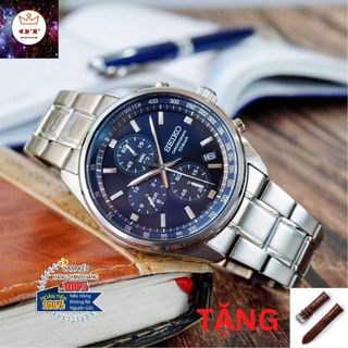 Đồng hồ nam seiko chronograph ssb377p1 chính hãng tặng kèm dây da cao cấp