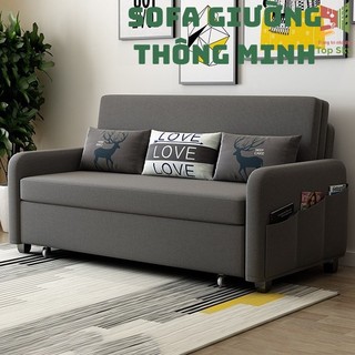 Giường sofa gấp gọn thông minh có ngăn chứa đồ , khung thép tĩnh điện cao cấp, tiết kiệm không gian cho gia đình bạn