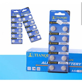 Vỉ 10 viên pin ag13/lr44h/357a tianqiu 1.5v