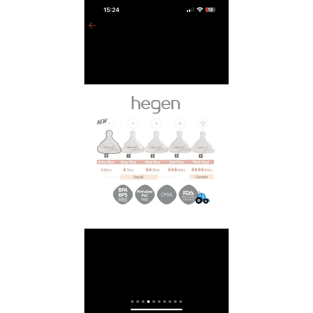 núm ti bình sữa Hegen