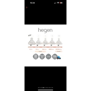 Núm ti bình sữa Hegen