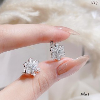 Bông tai bạc thời trang cao cấp chất liệu bằng bạc s925 MS074b