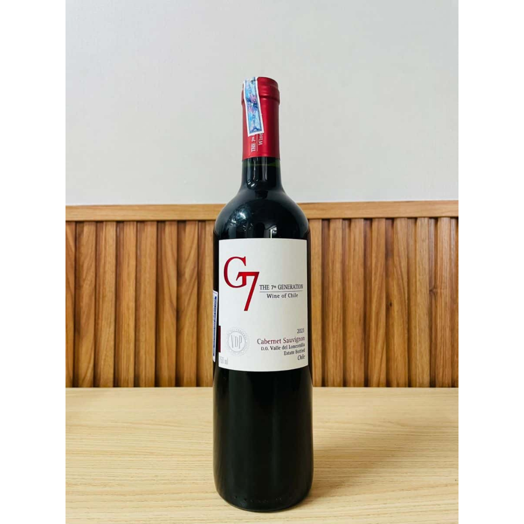 Rượu vang Chile chát G7 Cabernet Sauvignon 13% 750ML nhập khẩu chính hãng