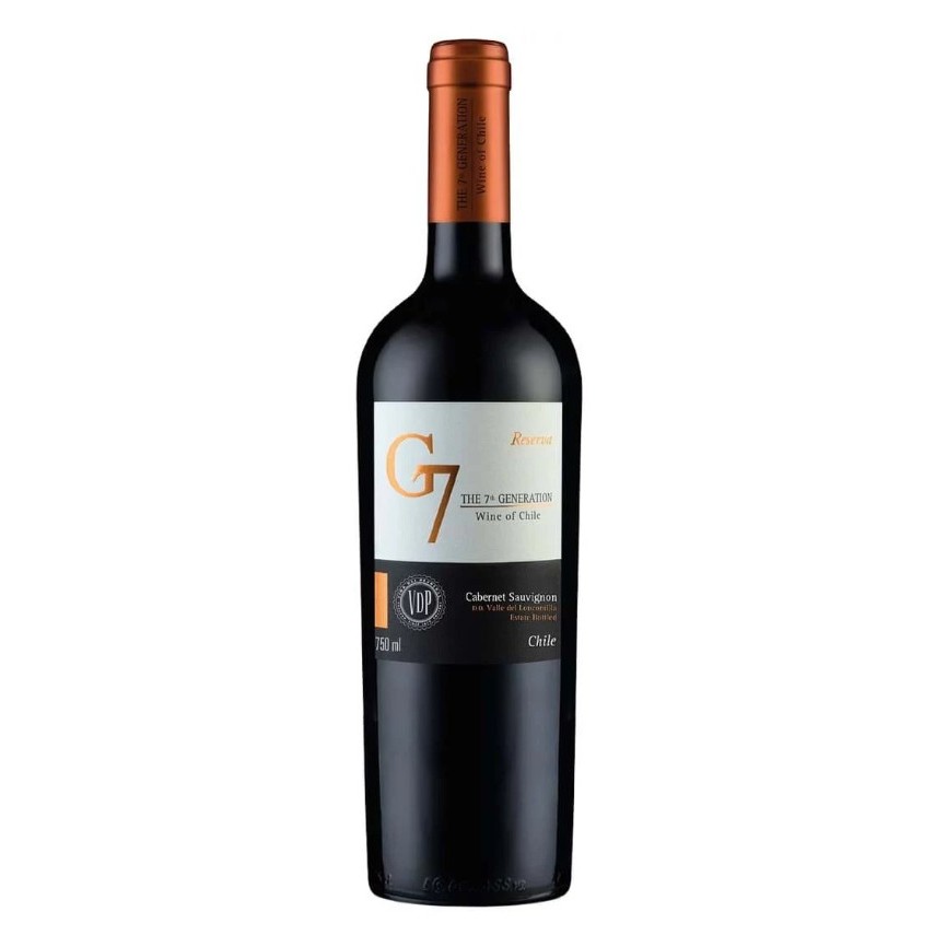 Rượu vang Chile chát G7 Reserva Cabernet Sauvignon 14% 750ML nhập khẩu chính hãng