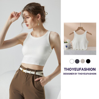 Áo croptop, áo ba lỗ có đệm mút áo bra 2 dây 8041 hàng qc